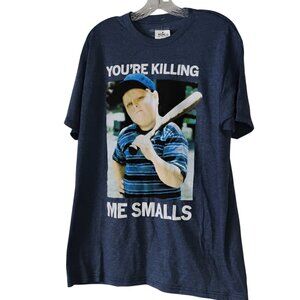 The Sandlot Tee Men's “You’re Killing Me Smalls” 90s Film Graphic Navy Gray L
